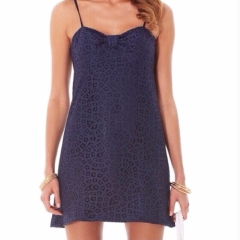Lilly Pulitzer Katrina lace dress navy size 00